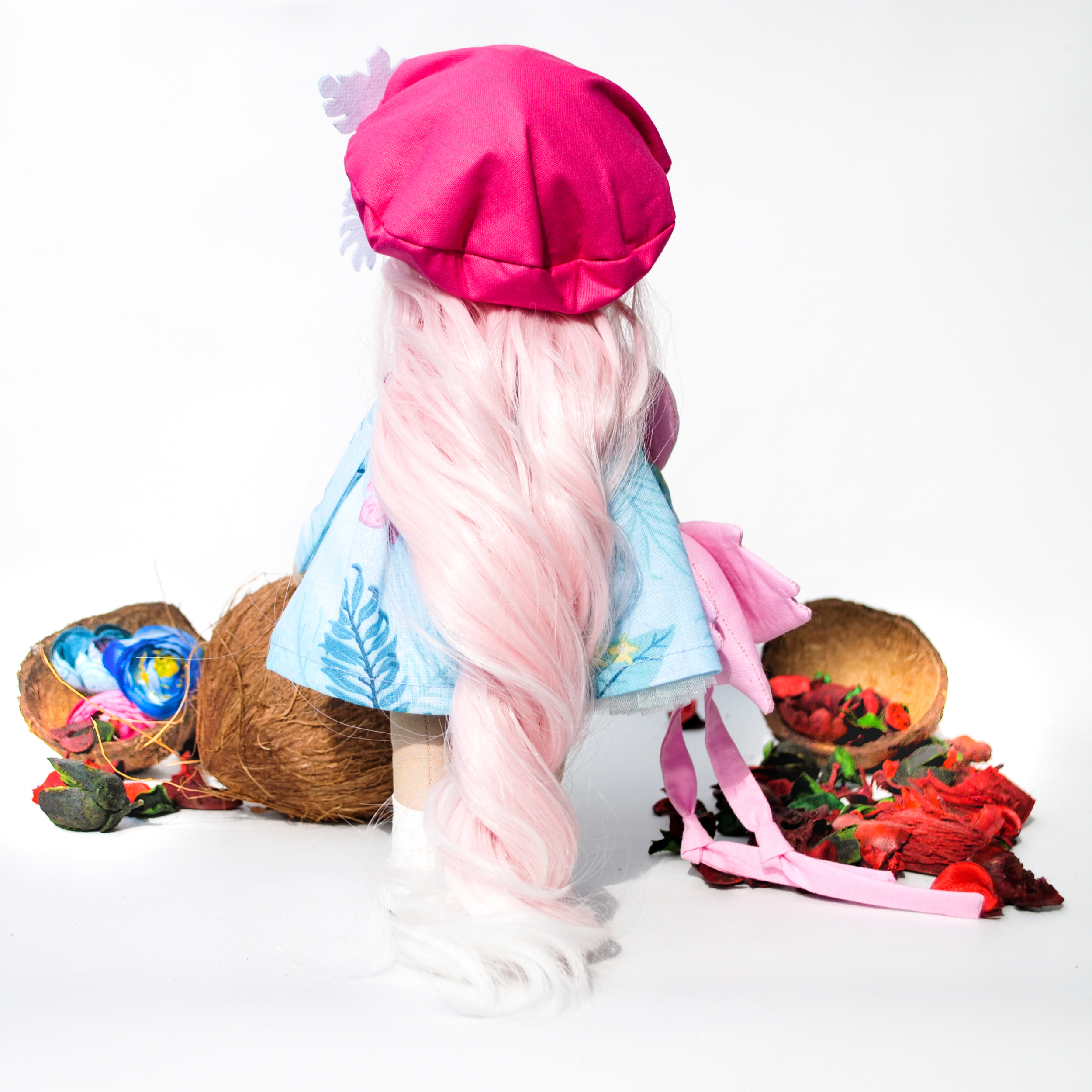 Кукла Тильда с фламинго (Фотогалерея)