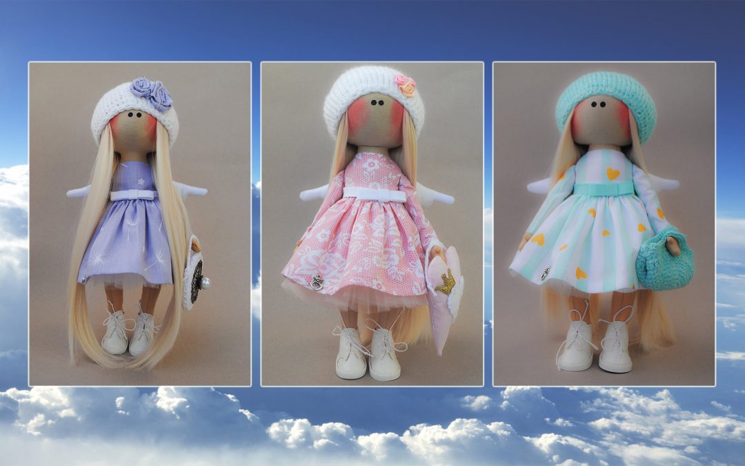 Куклы ангелы ручной работы